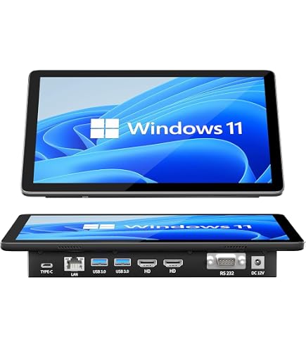 Amazon.com : 10.1 inch Industrial Embedded Panel PC, Win 11